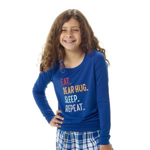 Pajama Shop™ Eat Sleep Repeat Top - Toddler & Youth