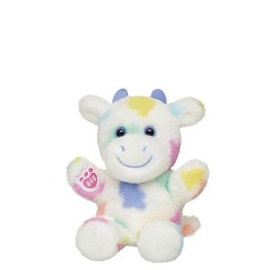 Mini Beans® Colorful Splatter Cow Stuffed Animal