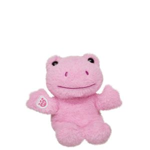 Mini Beans® Spring Pink Frog Stuffed Animal