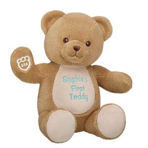 Embroidered Baby Brown Teddy Bear