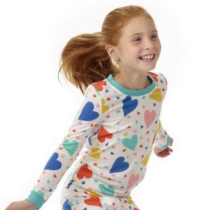 Pajama Shop™ Colorful Hearts PJ Top - Toddler and Youth