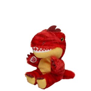 Mini Beans® Red Raptor Plush